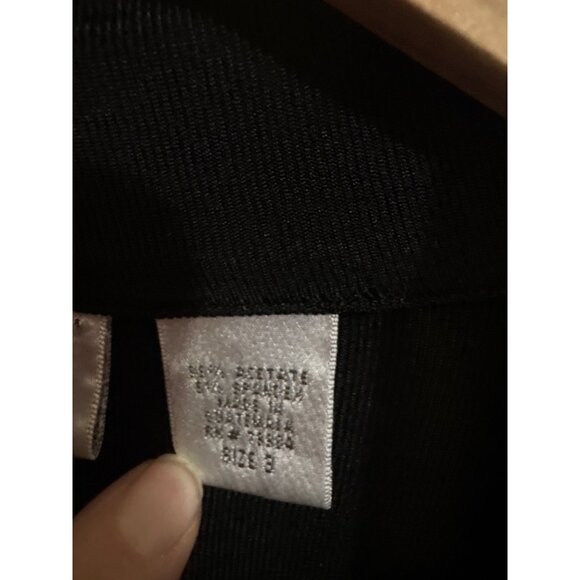 Chicos Travelers Black Button-Up Cardigan Jacket With Pockets XL - Picture 4 of 5